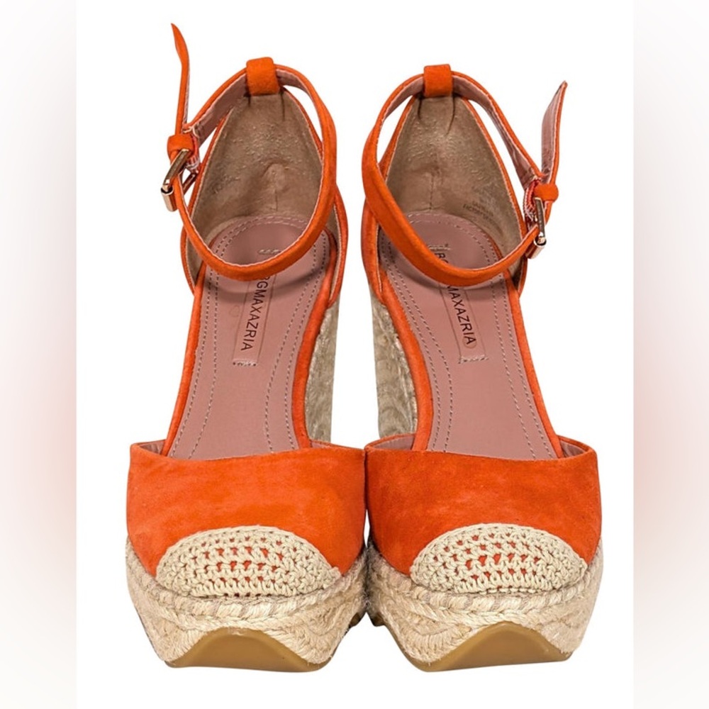 BCBGMaxAzria Orange Espadrille Wedges